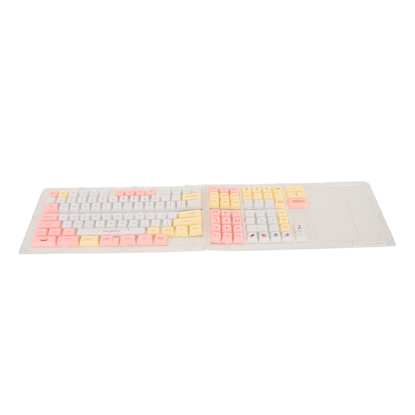 PBT-näppäinhatut 130 näppäintä Dye Sublimation -ergonominen runsaasti värejä mekaaniset näppäinhatut peliin Työ DIY Macaron