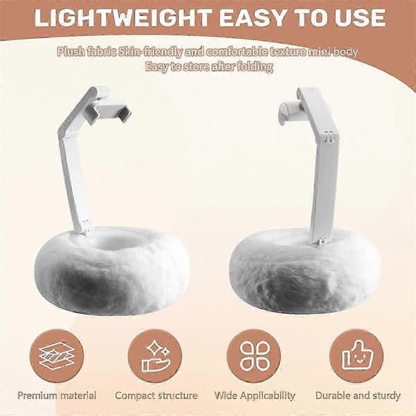 Komfortabel pude telefon tablet holder til seng sofa skrivebord White