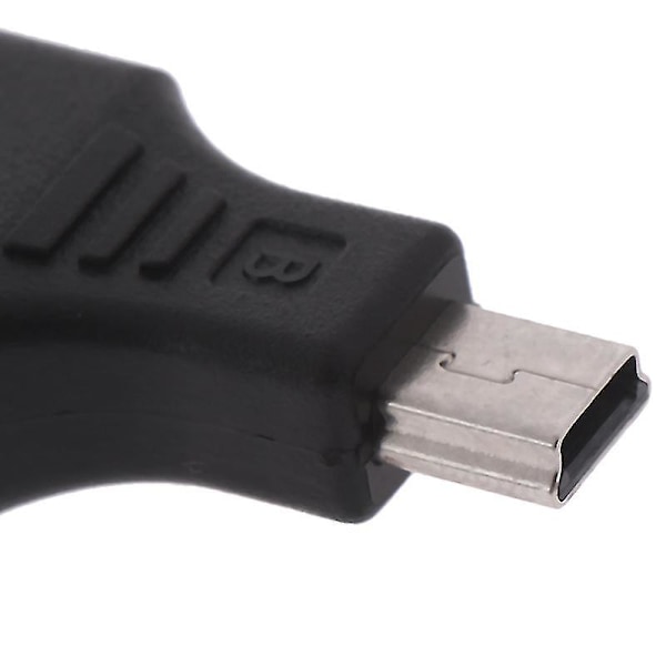 2x Usb 2.0 Hun Til Mini Usb Han Stik Otg Værtsadapter Konverter Connector-B2