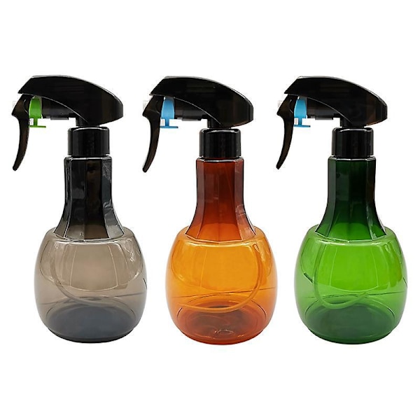 Tom Sprayflaska 400ml Plastsprayflaska Dimflaska Sprayflaska, Fogger för Växter, Frisering, Trädgård, Rengöring (Brun)
