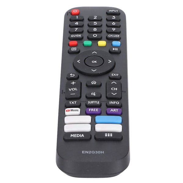 EN2G30H TV-fjernkontroll - Holdbar erstatningsfjernkontroll for Hisense H43A7500F 43A7300F Smart TV