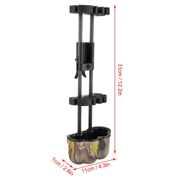 Bueskyting Arrow Quiver Tilbehør Universal for Compound Buejaktskyting (camo)