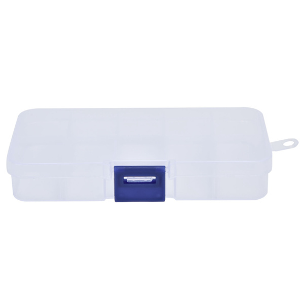 10 kpl 13x7x2,5 cm askartelu säilytysastia läpinäkyvä PP-muovi 10 lokeroa laatikon organizer