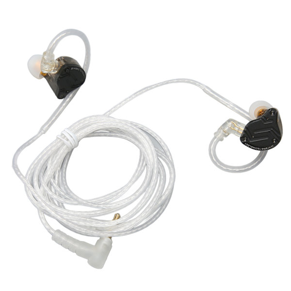 KZ ZS10 PRO X -langalliset kuulokkeet - 1DD 4BA hybridiajuri - HiFi - irrotettava hopeoitu 0,75 mm 2-pin-kaapeli