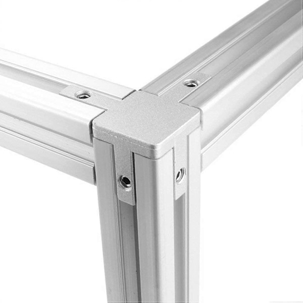 3-vägs ändfäste för T-spår aluminiumprofil 2020-serien