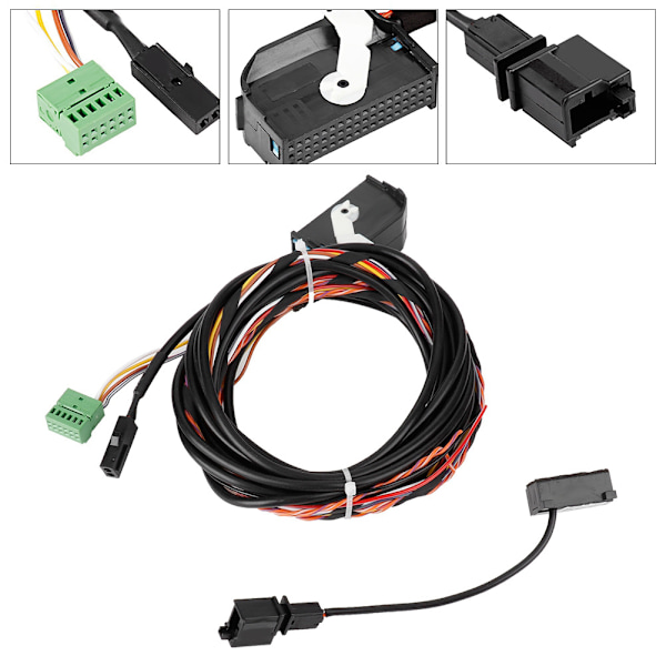 Bluetooth-kabelsett med mikrofonsett passer til RCD510 RNS510 GOLF 8X0035447A