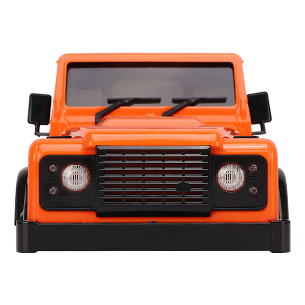RC-bilkaross med dragstång 144 mm hjulbas RC-bilskal reservdelar för 1/16 1/24 klätterbil orange