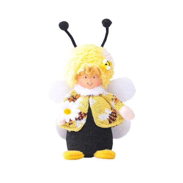 2021 Bee Couple Elf Shape Doll Dwarf Doll Ornament for Home Holiday Decoration