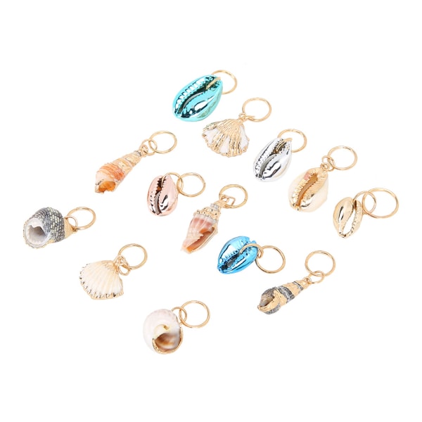 Hårfletteringer Dreadlocks Ring Shell Hårring DIY Hårdekorasjon Tilbehør