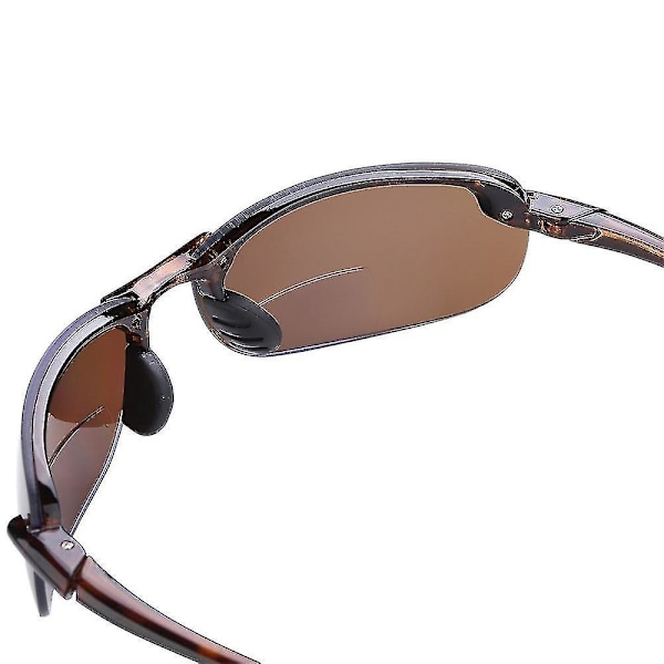 Stilfulde polariserede bifokale solbriller - Letvægts unisex-design - Sort - 1.00 Tortoise2