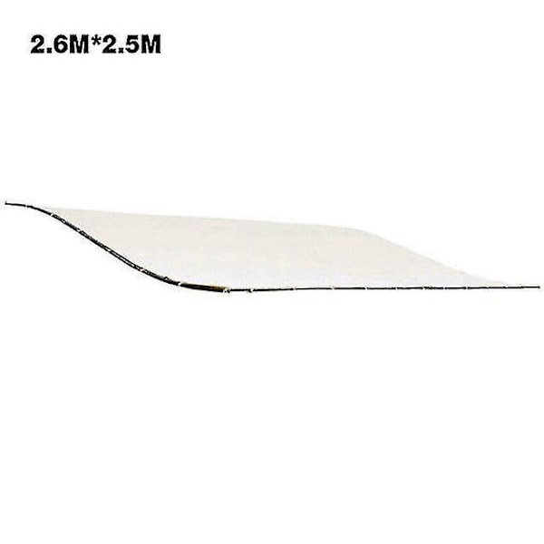 2,6x2,5m 300d Canvas Vattentätt Tält Tak Markis Överdrag Solskydd Segel För Utomhus Trädgård Strand Camping Uteplats