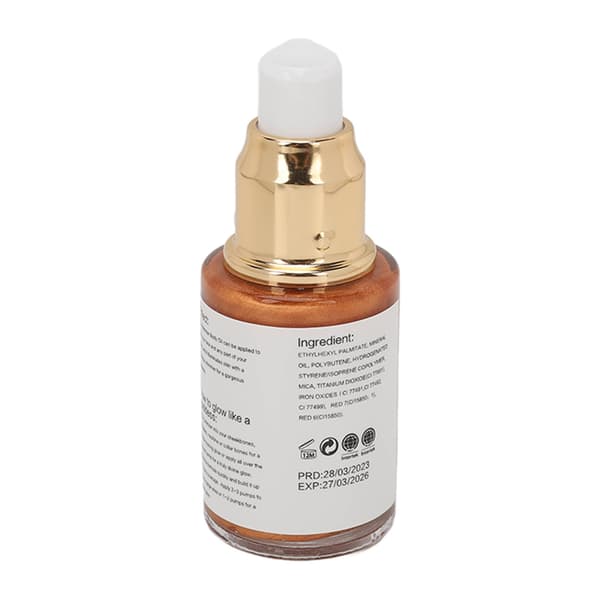 Flydende Highlighter Professionel Makeup Glat Skinnende Glitter Kropsflydende Highlighter Kosmetik 30ml 05
