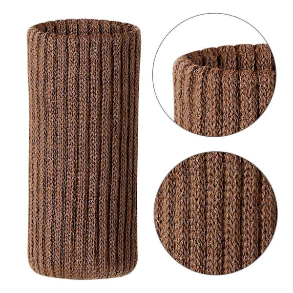 32-pack Stolsbensstrumpor Stickade Möbelstrumpor Benskydd Golvskydd Möbelbordsfotskydd