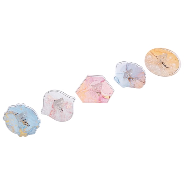5 stk. Akryl falske neglespidser Display Stand Nail Art Practice Finger Holder Viser værktøj