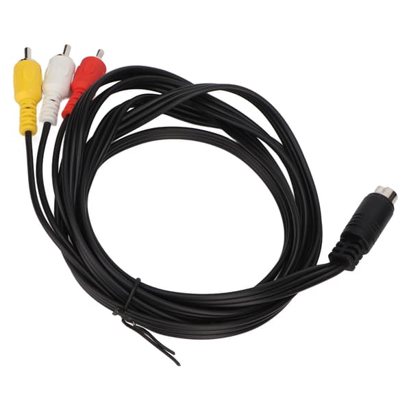 Mini DIN 10-ben til 3 RCA-kabel Han til Han Klart Signal Videoadapterkabel til TV-skærm Projektor 1,8 m