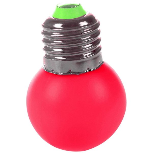2x E27 Led Lys Varm Rød Pære Plastpære (0.5w Effekt, Rød)