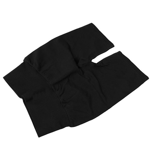 Hög midja yogashorts dam mjuk stretch andningsbar rumplyft fitness atletisk träningsshorts svart M