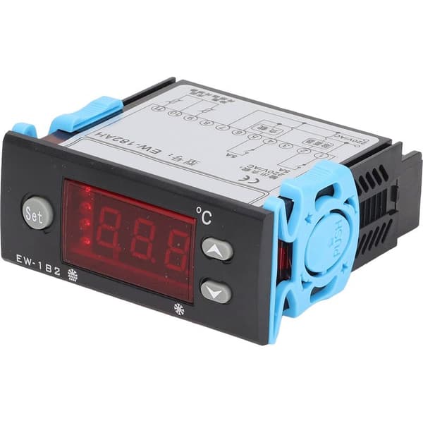Dobbelt sensor digital termostat til kølerum, temperaturkontrol og afrimning AC220V
