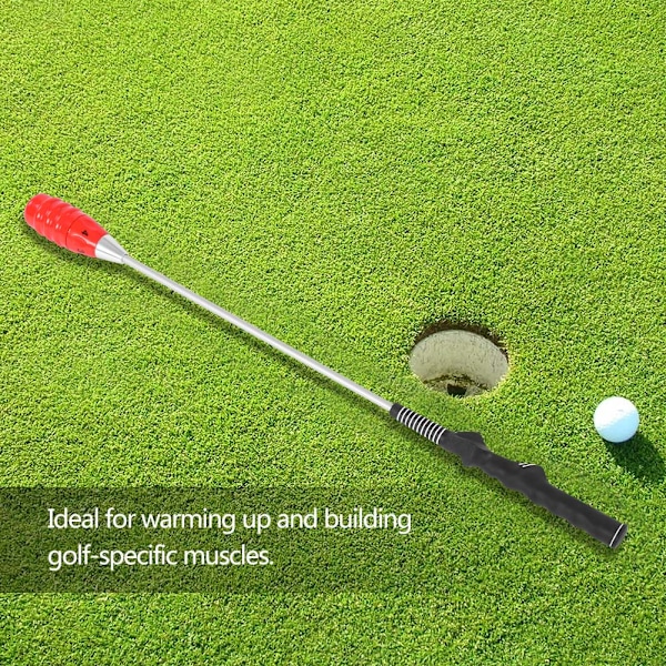 Caiton Bærbar Golf Swing Tempo Grip Trænings Lærings Klub Rød