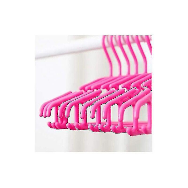 40-pack barnkläder plastklädhängare, 28 cm
