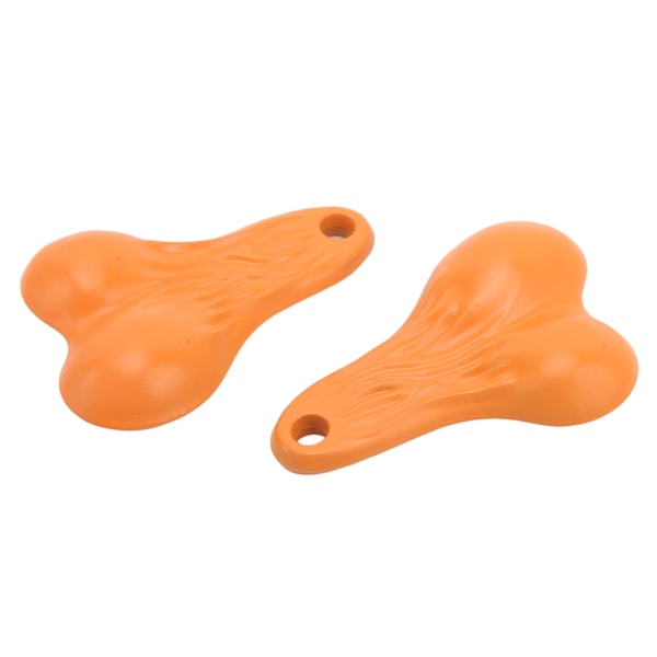 2PCS RC-bilkulmutter i zinklegering, hängande lastbilskulmuttrar för 1/10 bilmodelldekoration utomhus orange