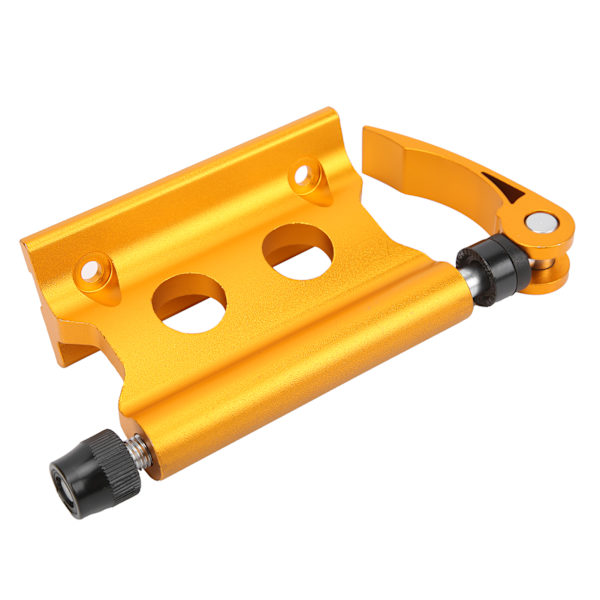 Sykkelgaffelfeste Quick Release Sykkelblokk Forgaffel Fixed Clip Bagasjeholder RackYellow