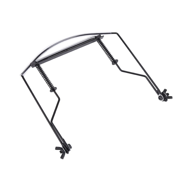 Hållbar justerbar metall 10 hål Munspel Halshållare Rack Support Tillbehör