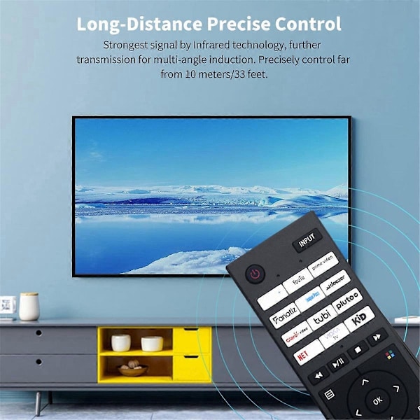 Ersättningsfjärrkontroll CT-95052 för 4K Smart Android LED-TV