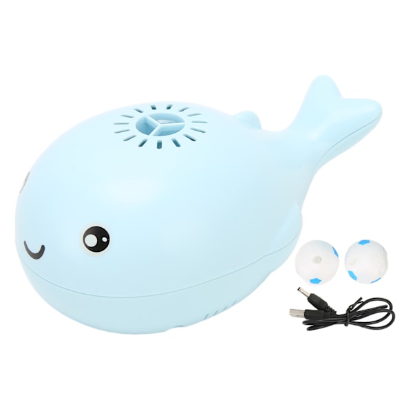 Val Flytande Boll Leksak Cartoon Stil USB Laddning Bladlös Säker Hållbar Elektrisk Blåst Flytande Boll Leksak för Baby Blå