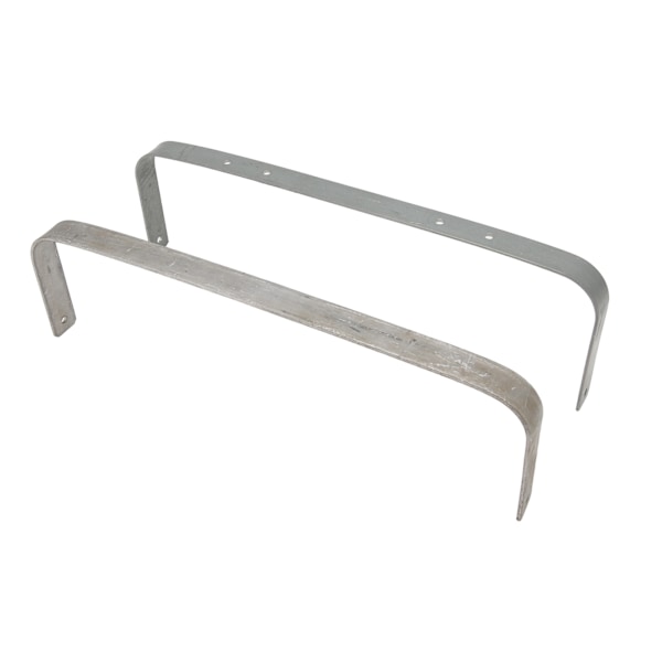 2 st metallramar retro snygg intern aluminium 11,8 tum ram för DIY hantverk väska handväskor gör present