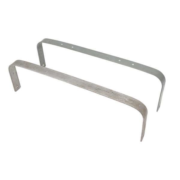 2 stk. Metalrammer Retro Stilfuld Internt Aluminium 11,8in Ramme til DIY Craft Taske Punge Håndtasker Fremstilling Gave