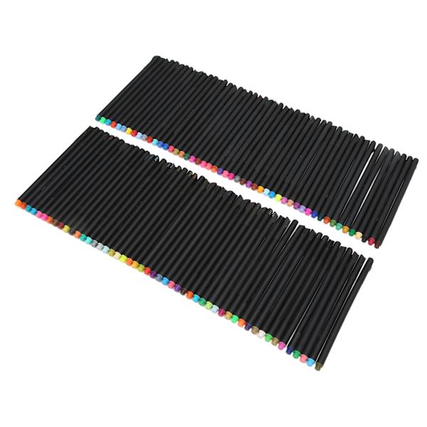 Fineliner-pennor 100 färger Snabbtorkande Glansigt bläckutmatning 0,4 mm nålrör Minimera blödning Fineliner-pennor för skrivning