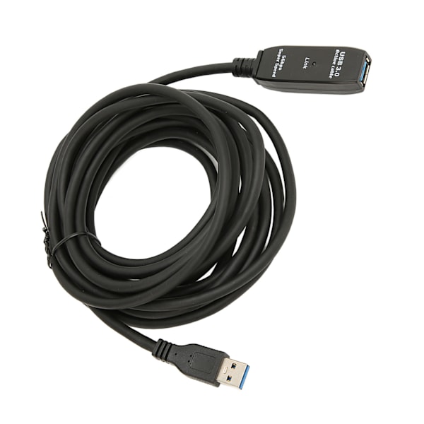 USB 3.0 forlængerkabel sort 16,4 fod 5 Gbit pr. sek. han til hun USB aktiv USB forlængerledning til hub mus tastatur