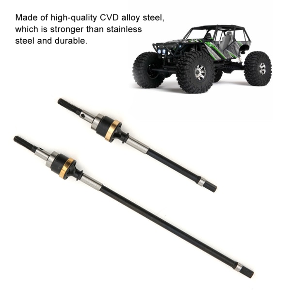 CVD Drivaxellegering framaxelreservdelar för Axial Wraith RC Crawler Car