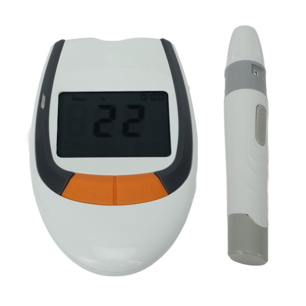 Blodsockermätare Kit 100 Blodsocker Testremsor 100 Lansetter Hög Noggrannhet Diabetes Testare