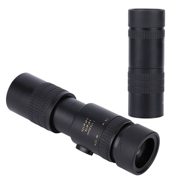 7-17x30 Zoom Bærbar Monokulær Teleskop til Udendørs Rejser Camping Vandreture Fugleobservation
