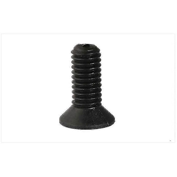 25-100st M2.5 M3 M4 M5 M6 Svarta försänkta skruvar i nylon Plast Phillips Platt maskinskruv Längd 5-40mm Zekai 100st M2.5x5mm