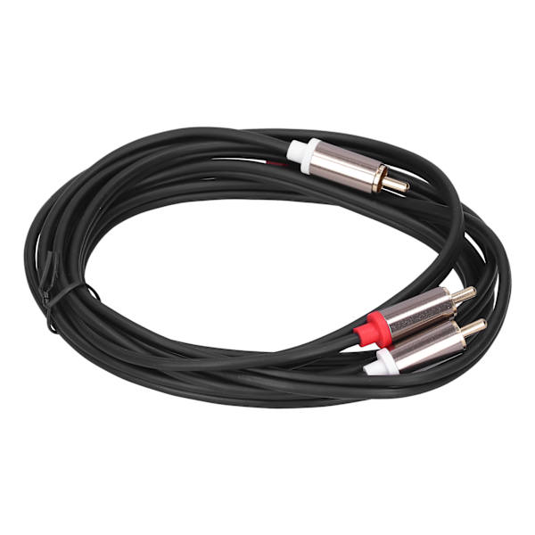 2RCA han til 2RCA han lydkabel guldbelagt dobbelt til RCA ledning til tv til forstærker2M/6.6ft