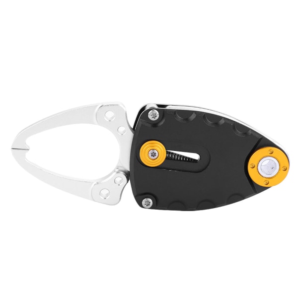 Mini Metal Fish Lip Grip Gripper Clamp Fishing Grabber Tool Accessories  (Sort) d180
