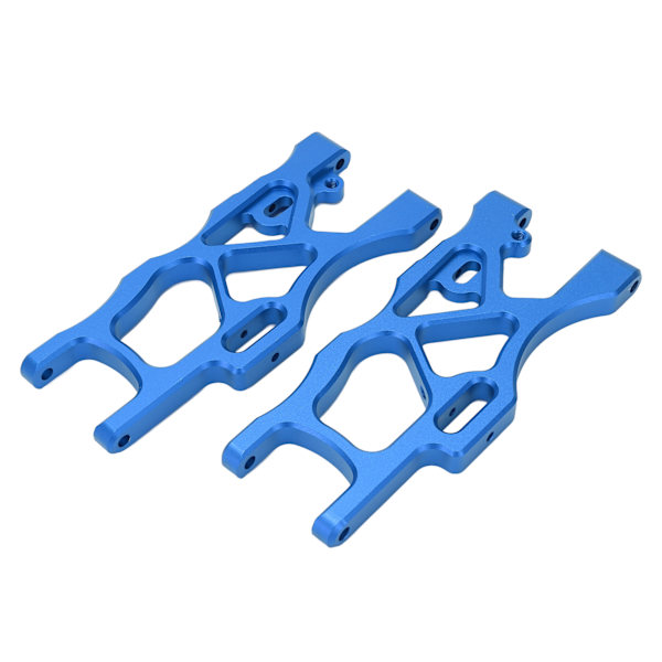 1 par aluminiumlegering RC bil bakre fållarm metall nedre svingarm RC bil uppgraderingsdel för ARRMA MOJAVE 6S 1/7 blå
