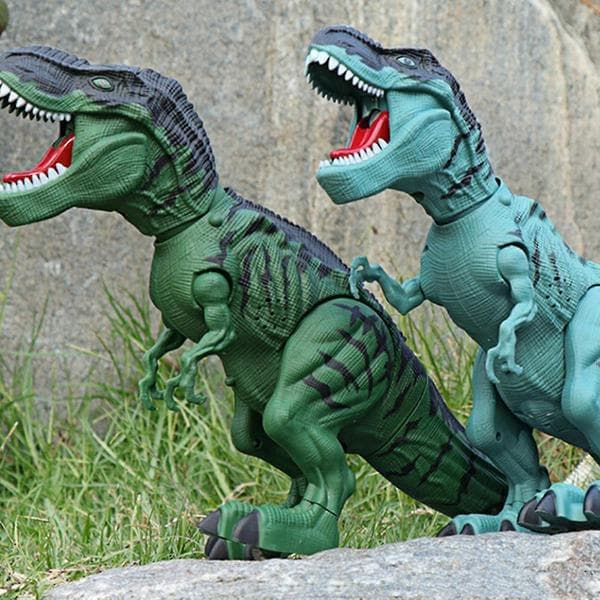 T-Rex dinosaur toy with realistic roaring sounds, battery operated