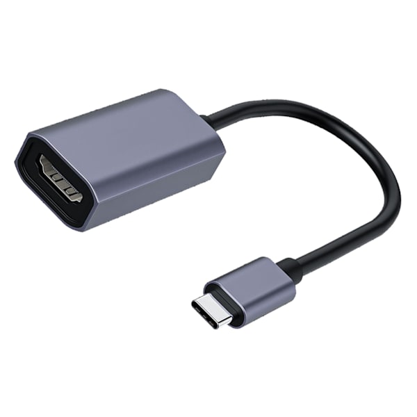 Typ C till HD-adapter i legering Nickelpläterad port Stabil överföring USB C till 4K-adapter för bärbar dator surfplatta telefon