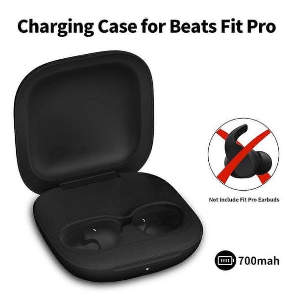 Replacement for Beats Fit Pro Charging Case Wireless Charging Box Bluetooth Earphone Charger Svart