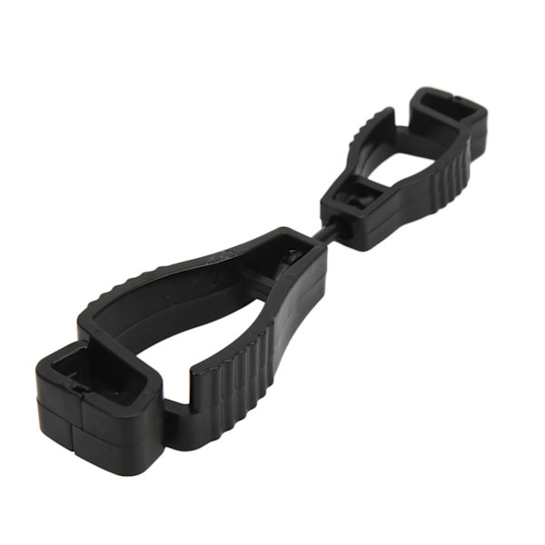 Sikkerhedsarbejdshandskeholder - Anti-Lost Plastic Hanger Clip til AT-1 Arbejdshandske Black