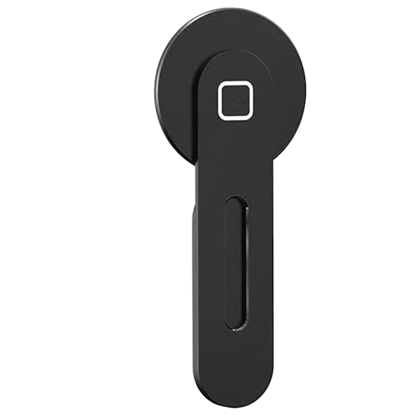 Magnetisk bærbar telefonholder til IOS Phone 12 13 Stærk magnetisk kraft Aluminiumlegering Bærbar sidetelefonholder Sort