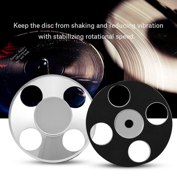 Audio Vinylpladespiller Metal Disc Stabilizer LP Vinylplade Klemme