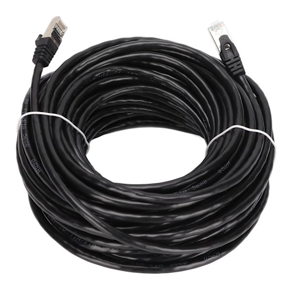 Cat 6 Ethernet-kabel EMI-beskyttelse Lavt returtap 10 Gbps Høyhastighets RJ 45-kontakt Internett-ledning for PC 20 meter
