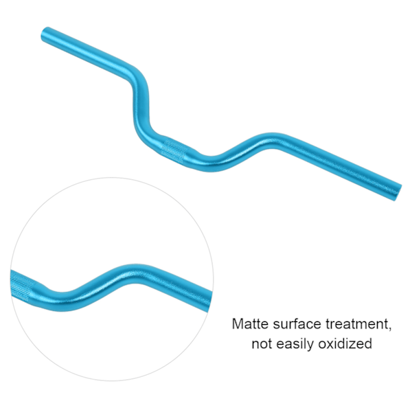 Alumiininen pyörän kiinteä vaihde nousukahvan ohjaustanko 25,4 mm * 520 mm (sininen)