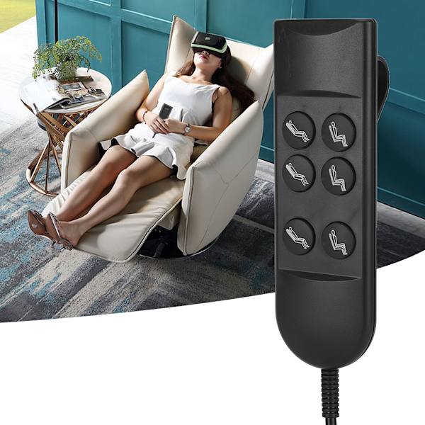 Praktisk rund knap sofa lift controller enkelt motor controller til husholdningsapparater