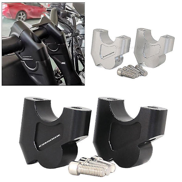 28mm Motorcykel Styr Riser Klemme Adapter til Honda CB500X 2020 Sort